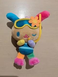 アベイルしまむらサンリオ ウサハナ マスコットチャーム ぬいぐるみ