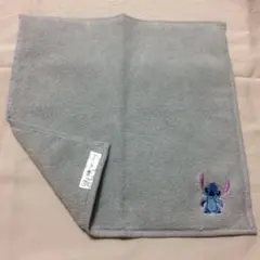 ディズニースティッチ 刺繍 タオルハンカチ
