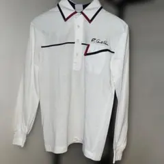 ゴルフ　長袖ポロシャツ ホワイト 150cm