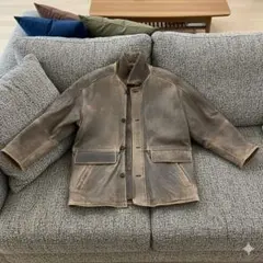 レザージャケット オーバーサイズ