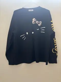アベイル　キティちゃん　ロンT ブラック　Mサイズ