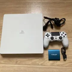 プレステ4 1TB CUH-2100B ホワイト 本体 外付けSSD付き