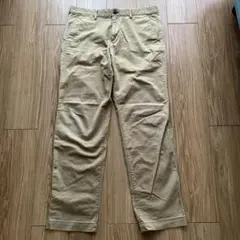 GAP ベージュ ストレート チノパン 33x32