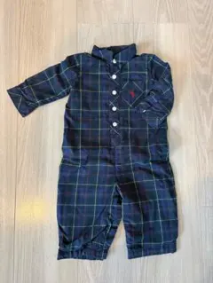 Ralph Lauren チェック柄ロンパース
