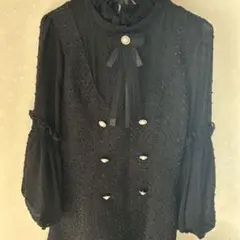 ラメツイードワンピース