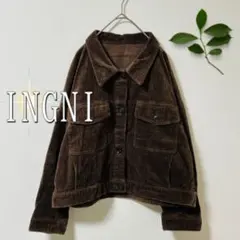 INGNI ブラウン コーデュロイジャケット（M）ブラウン