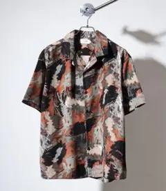 カモフラージュ柄 半袖シャツ Lサイズ