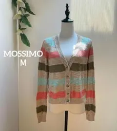 インポート アメリカ古着 MOSSIMO ストライプ M カーディガン 長袖のサムネイル
