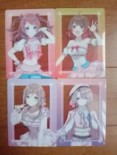 学園アイドルマスター サクライロ クリアカード 4種セット