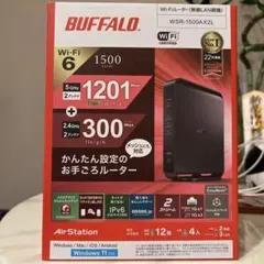 ジャンク】BUFFALO Wi-Fi6ルーター WSR-5400AX6/NMB - メルカリ