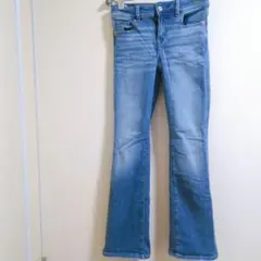 AMERICAN EAGLE ストレートデニム 00 ライトブルー