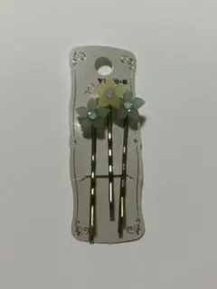 花モチーフ ヘアピン 3個セット