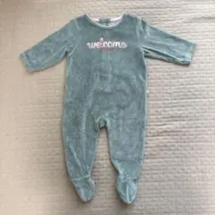 Obaïbi（オバイビ）グリーンロンパース 約70cm 9m