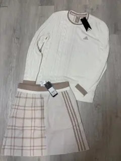 新品Mサイズ　アディダスゴルフ⛳️ニットセットアップ定価33,550円