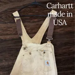 USA製 Carhartt カーハート ダブルニー オーバーオール ダック 古着