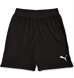 【美品】PUMA　ハーフパンツ 　サッカーパンツ　速乾　ブラック　黒 　140