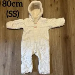 petit main フード付きダウンコート 80 アイボリー 雪　寒い 暖かい