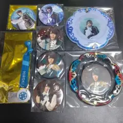 【8点セット】 刀ミュ 松井 缶バッジ ウォールポケット リボンバンド