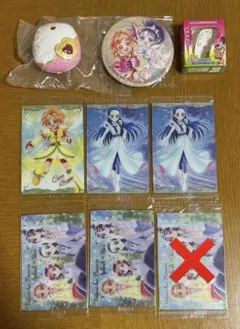 ふたりはプリキュアスプラッシュスター　ウエハース　缶バッジ　ガチャ