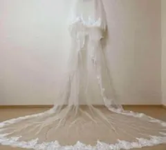 【正規品】アールイズ　ロングベール　レース　with a white