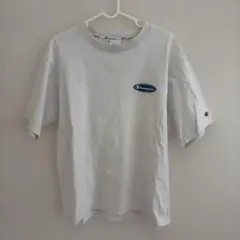 Champion グレー ロゴ Tシャツ 半袖 Sサイズ