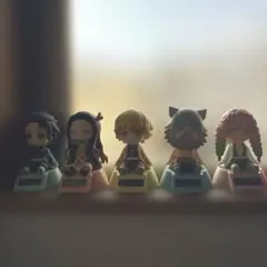 鬼滅の刃 ゆらゆらソーラー フィギュア かまぼこ隊 蜜璃5種セット