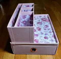 Francfranc ペティート　ピンクチェスト1段&ペンスタンドM のセット④