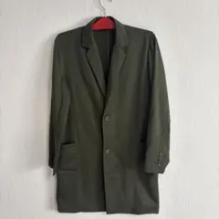チェスターコート　カーキ　オリーブグリーン　訳アリ