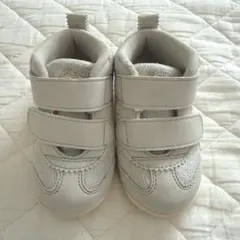 【即日発送】ファーストシューズ アシックス 13.5cm オフホワイト