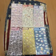 サンリオキャラクターぷくっとシール6枚大サービス品！