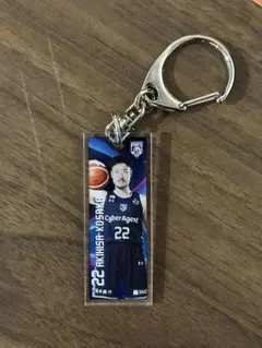 福井ブローウィンズ　来場ポイント景品　短冊形キーホルダー　 #22 小阪彰久