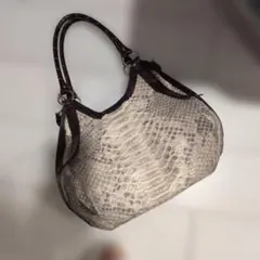 JRAパイソンレザー　クロコ・オーストリッチ3種 ショルダーバック