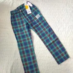 【新品タグ付】Moujonjon チェック柄 長ズボン 120