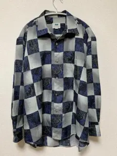 HARVEST SELECTION総柄シャツ　モダン　L大きいサイズ