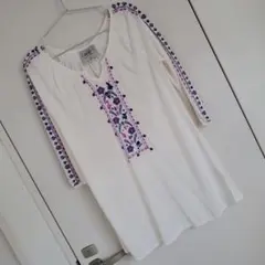 Disney Boutique 刺繍 五分袖 トップス チュニック XSのサムネイル