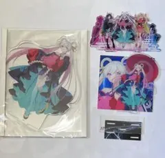 超かぐや姫 両面アクリルスタンド 3人キャラクター ポストカード付き