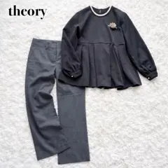 美品✨theory他 フォーマル3点セット パンツスーツ 卒業式 卒園式 M