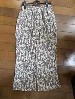 niko and ... 幾何学模様 ワイドパンツ L
