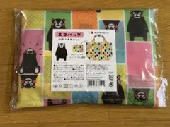 新品 くまモン エコバッグ 総柄 折りたたみ コンパクト