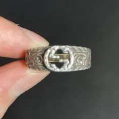 美品‼️GUCCI 燻❗️インターロッキングワイドリング 20号 - メルカリ