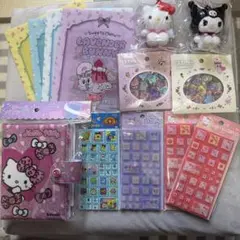 Hello Kitty ハート型ノート シール付き　まとめ売り