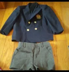 男の子 フォーマル スーツ2点セット  120＋おまけ(難あり)