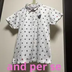and per se ポロシャツ レディースM⭐️オススメ美品‼️