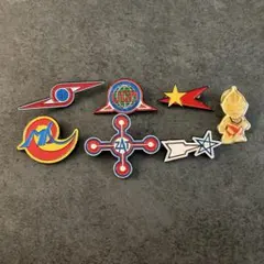初代ウルトラマン科特隊の流星マークピンズパッジ金属仕様未使用