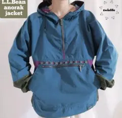 L.L.Bean ナイロンジャケット　アノラック　ハーフジップ