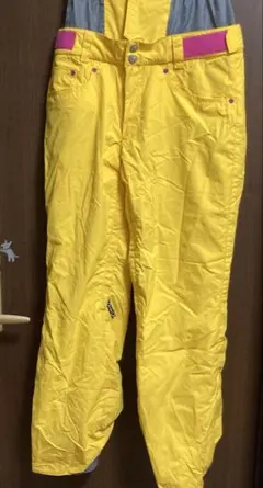 NEON STORY スノボ スノー ウェア パンツ Mサイズ イエロー