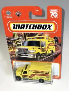 マッチボックス インターナショナル ワークスター 救急車 EMS