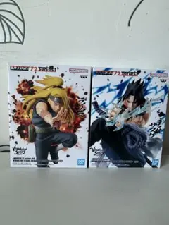ナルト】うちはサスケ デイダラ フィギュア 2点セット - メルカリ