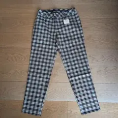 23区ゴルフチェック柄スリムフィットパンツ