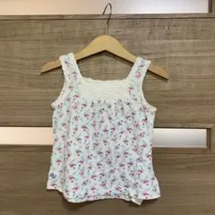 RALPH LAURENレースコットンタンクトップ